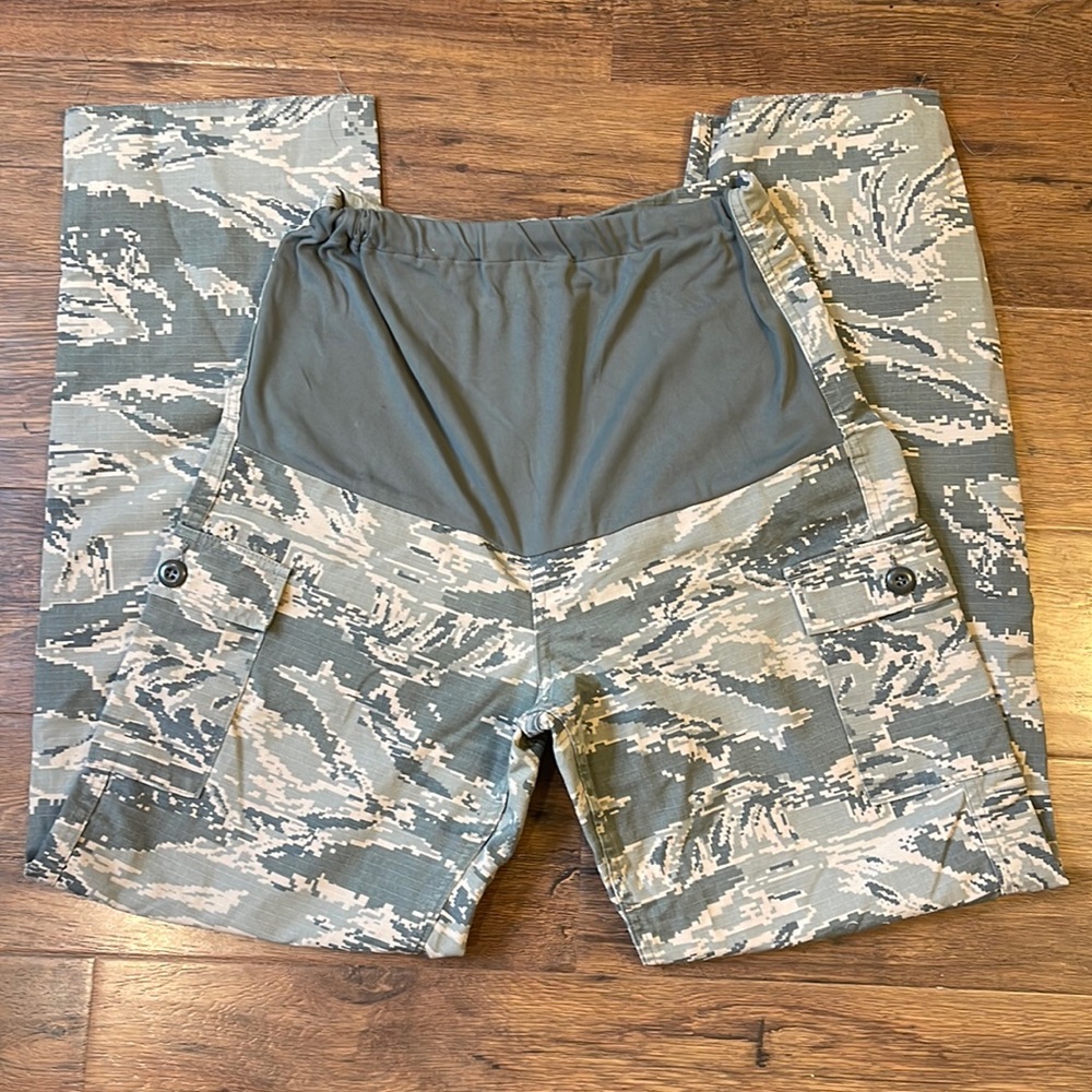 US Air Force Uniform maternity utility slacks sz 8R - Picture 1 of 11